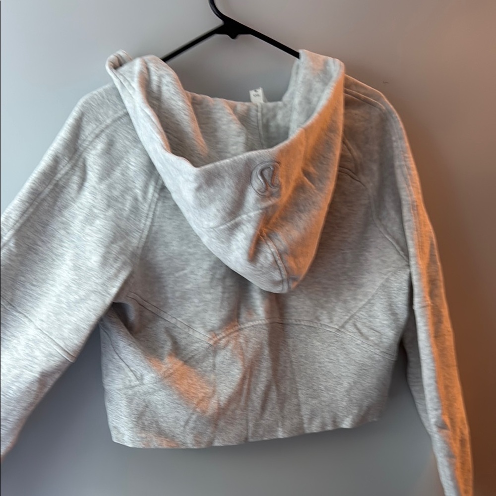 lululemon athletica Light Gray Cropped Zip Hoodie - Picture 4 of 6